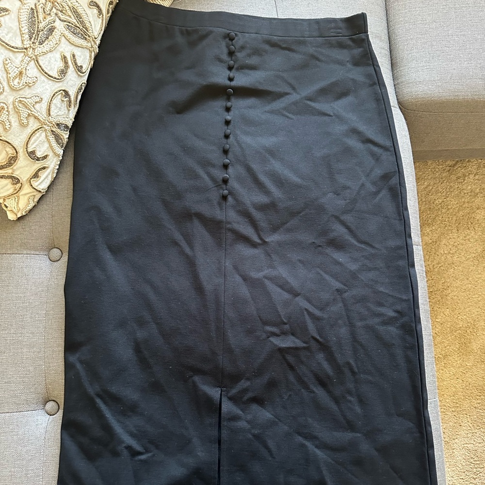 Black maxi skirt L